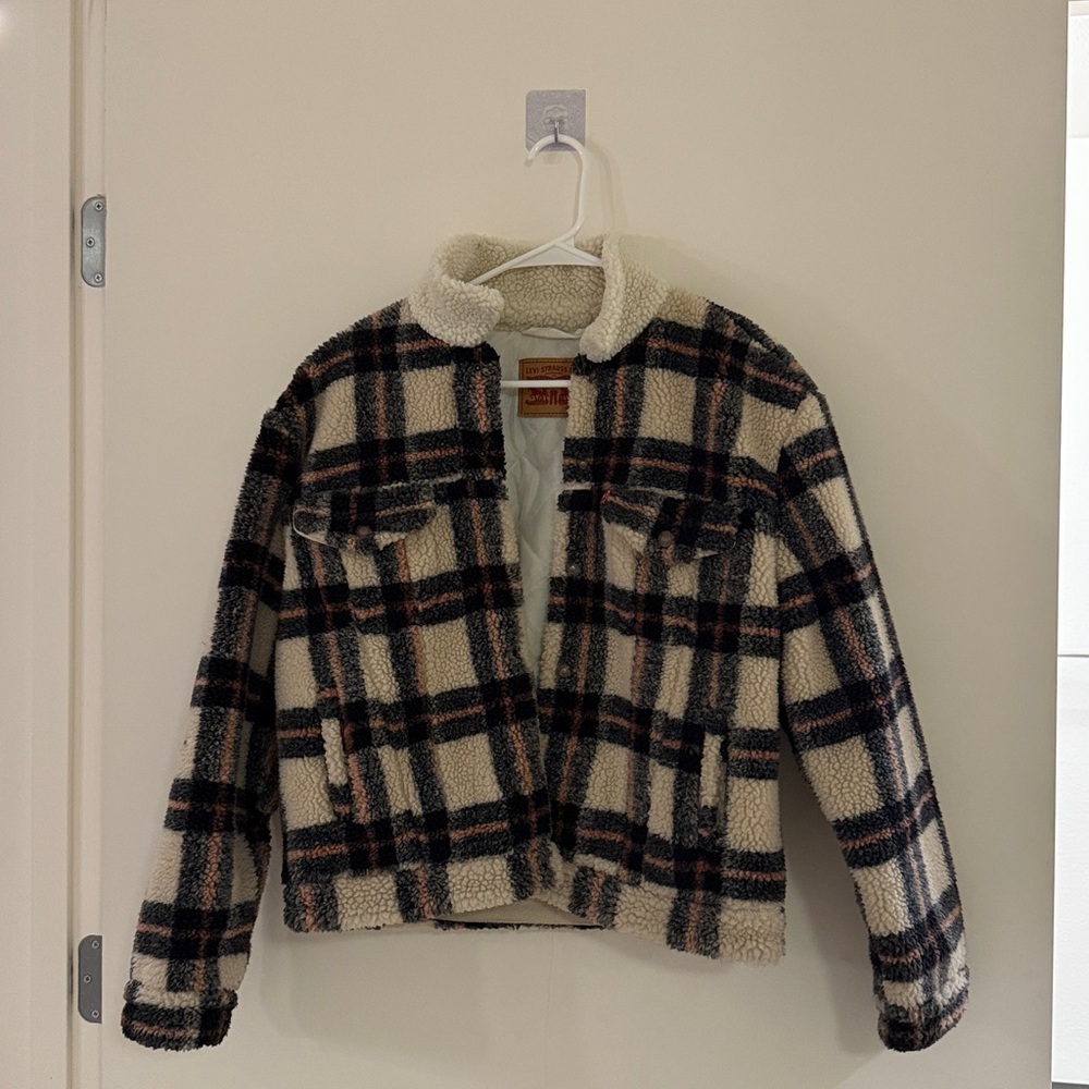 Plaid Sherpa Jacket